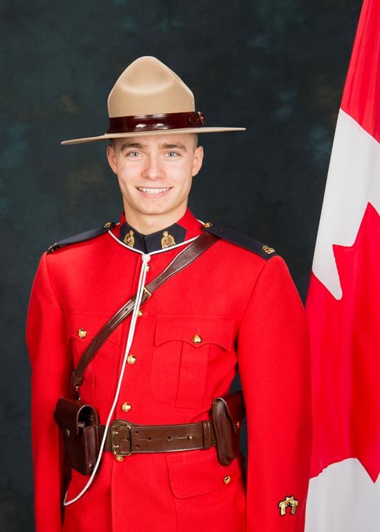 A man has pleaded guilty to manslaughter in the death of a Saskatchewan RCMP officer. RCMP Constable Shelby Patton is shown in this undated handout photo. Constable Patton, of the Indian Head Detachment, was killed on June 12, 2021 after being hit by a pickup truck during a traffic stop. THE CANADIAN PRESS/HO, RCMP *MANDATORY CREDIT*