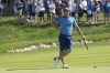 Europe's Viktor Hovland smiles as he waits to putt on the 16th green during a practice round ahead of the Ryder Cup at the Marco Simone Golf Club in Guidonia Montecelio, Italy, Wednesday, Sept. 27, 2023. The Ryder Cup starts Sept. 29, at the Marco Simone Golf Club. (AP Photo/Alessandra Tarantino)