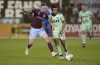 Colorado Rapids midfielder Sam Nicholson, left, fights for control of the ball with Austin FC midfielder Owen Wolff during the first half of an MLS soccer match Saturday, Sept. 30, 2023, in Commerce City, Colo. (AP Photo/David Zalubowski)