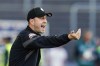 Bremen's coach Ole Werner gives instructions during the German Bundesliga soccer match between Werder Bremen and SV Darmstadt, in Darmstadt, Germany, Sunday, Oct. 1, 2023. (Uwe Anspach/dpa via AP)