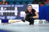 Ontario fourth Rachel Homan calls out to the sweepers while playing Team Wild Card 3 at the Scotties Tournament of Hearts, in Kamloops, B.C., Wednesday, Feb. 22, 2023.&nbsp; THE CANADIAN PRESS/Darryl Dyck