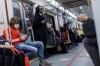 Rogers Communications Inc. says customers of all of the major Canadian wireless carriers can connect to its high speed 5G wireless network in the busiest sections of the Toronto subway system Monday. Riders take a subway train on the Toronto Transit Commission station in downtown Toronto, Saturday, April 1, 2023. THE CANADIAN PRESS/Cole Burston