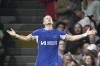 Chelsea's Mykhailo Mudryk celebrates after scoring his side's opening goal during the English Premier League soccer match between Fulham and Chelsea at Craven Cottage in London, Monday, Oct. 2, 2023. (AP Photo/Kin Cheung)