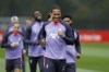 Liverpool's Virgil van Dijk attends a training session at the AXA Training Centre, Liverpool, England, Wednesday Oct. 4, 2023, ahead of their Europa League soccer match against Union Saint-Gilloise on Thursday. (Nigel French/PA via AP)