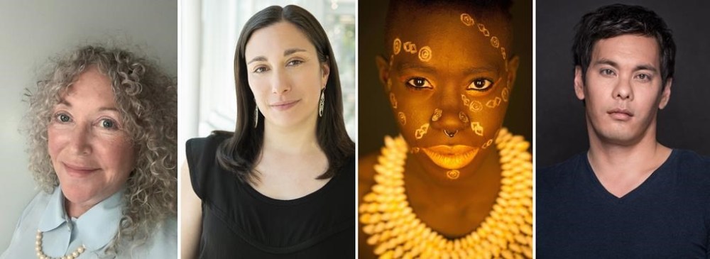 Berni Stapleton, left to right, Mishka Lavigne, d’bi.young anitafrika, and David Yee are seen in a composite image made from four undated handout photos. The four playwrights, who bridge divides on stage and off, are on the short list for the $75,000 Siminovitch Prize. THE CANADIAN PRESS/HO-Simnovitch Prize, Marianne Duval, Dahlia Katz, *MANDATORY CREDIT*