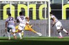 Bologna's Riccardo Orsolini, right, scores his side's first goal goal during a Serie A soccer match between Inter Milan and Bologna at the San Siro stadium in Milan, Italy, Saturday, Oct.7, 2023. (Spada/LaPresse via AP)