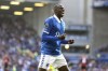 Everton's Abdoulaye Doucoure celebrates scoring their side's third goal of the game during the English Premier League soccer match between AFC Bournemouth vs Everton FC at Goodison Park, Liverpool, Saturday Oct. 7, 2023. (Nigel French/PA via AP)