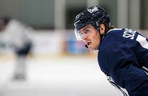 Winnipeg Jets' Mark Scheifele (55) during opening day of their NHL training camp in Winnipeg, Thursday, Sept. 21, 2023. THE CANADIAN PRESS/John Woods