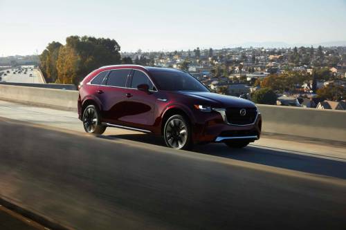 The CX-90 is Mazda&rsquo;s largest vehicle sold in Canada to date. As a plug-in hybrid, it&rsquo;s exceptionally efficient, registering an average of 6.9 litres per 100 kilometres after one week. (Supplied)