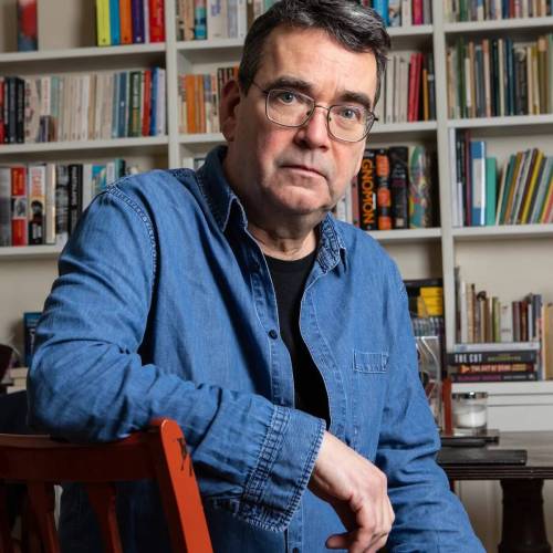 Antonio Olmos / The Observer
                                Mick Herron is the author of the Slough House series of thrillers; his latest novel, a standalone, has an occasional cameo from those books.