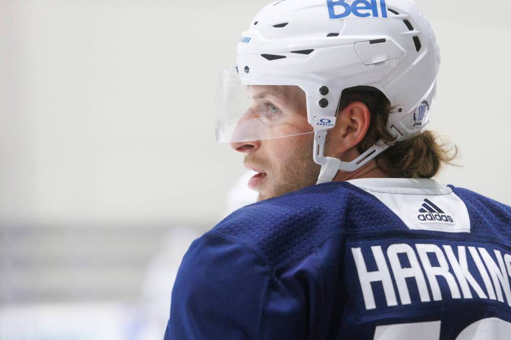 MIKE DEAL / WINNIPEG FREE PRESS FILES
Jansen Harkins was in the mix for the 13th forward job and while he did produce a pair of preseason goals, he also turned the puck over on what turned out to be the game-winning goal on Friday against the Ottawa Senators.