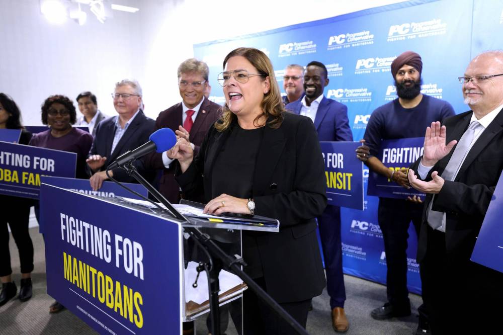 <p>RUTH BONNEVILLE / WINNIPEG FREE PRESS</p>
                                <p>“Our Progressive Conservative team is proud of all we have accomplished,” said Premier Heather Stefanson.</p>