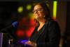 RUTH BONNEVILLE / WINNIPEG FREE PRESS
                                Progressive Conservative Leader Heather Stefanson gives her concession speech after losing the provincial election to the NDP and tells her supporters that she is stepping down at Canada Inns Fort Garry Tuesday.