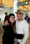 SUPPLIED
                                Tyree Cayer and his mom Tania.
