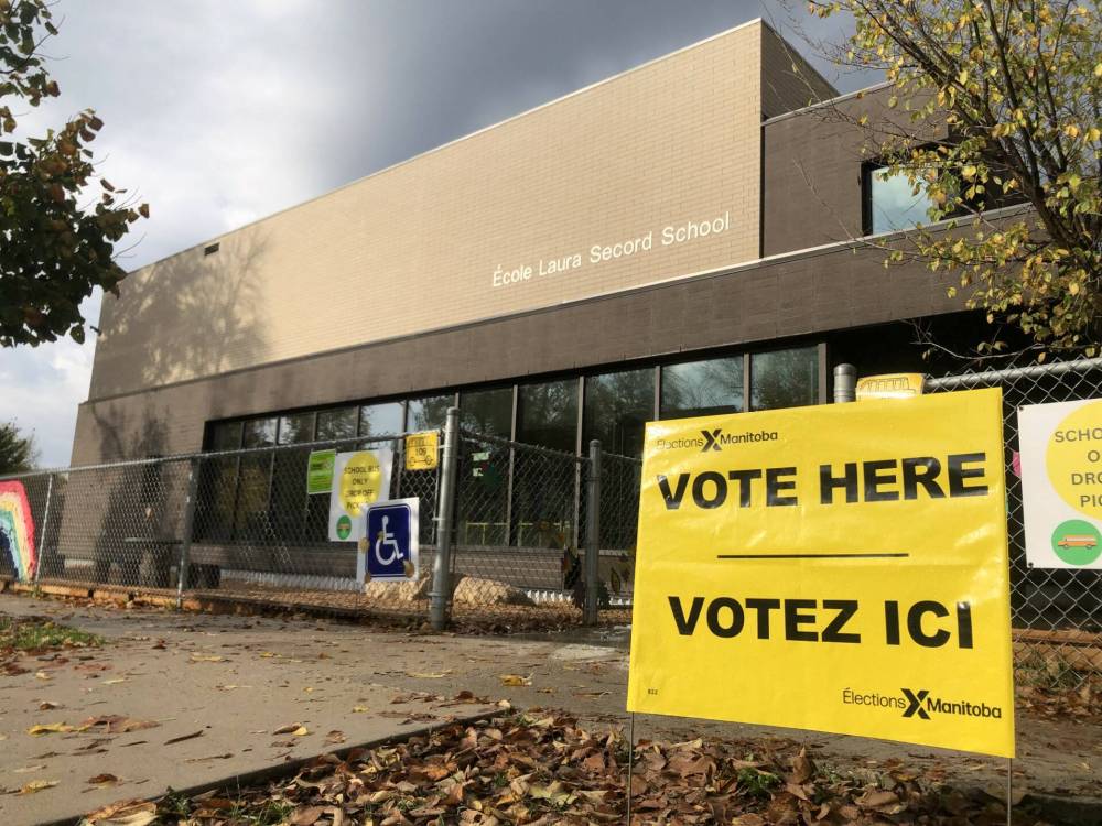 ERIK PINDERA / WINNIPEG FREE PRESS
Some provincial election races are still too close to call Wednesday. Some constituencies are awaiting a handful of counts for advance ballots.