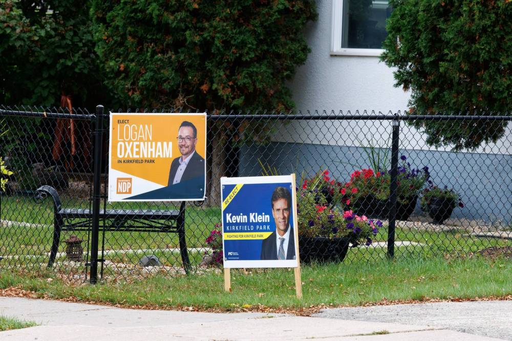 MIKE DEAL / WINNIPEG FREE PRESS FILES
                                The NDP candidate for Kirkfield Park, Logan Oxenham, is one of the new faces that will be at the Manitoba legislature after he defeated incumbent, Progressive Conservative Kevin Klein.