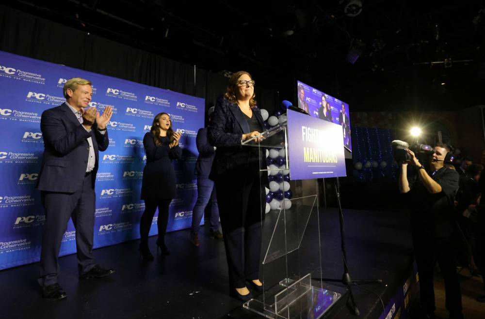 RUTH BONNEVILLE / WINNIPEG FREE PRESS
Heather Stefanson resigned as leader of Manitoba’s Progressive Conservative party Tuesday.