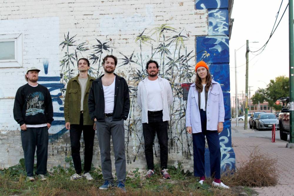 From left: Dan Robidoux, Jony Bailes, Stephen Levko Halas, Frank Halas and Jodi Plenert release their second full-length as Tired Cossack on Saturday. (Frank Halas photo)