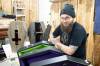 BROOK JONES / WINNIPEG FREE PRESS
                                Blake Locken, who works as a carpenter by day, runs a home-based business called Old Pine Box Curiosities.