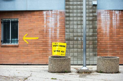 MIKAELA MACKENZIE / WINNIPEG FREE PRESS FILES
                                Elections Manitoba said 488,979 ballots were cast out of 884,853 registered voters.