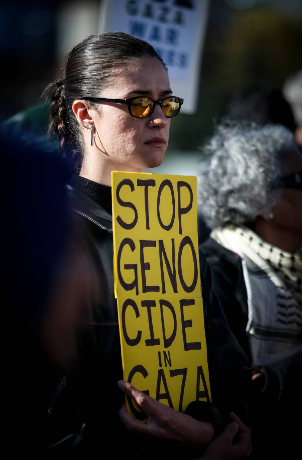 JOHN WOODS / WINNIPEG FREE PRESS
Supporters at both rallies asked the general public to educate themselves on the history of violence between Israel and Palestine before casting judgement on either side.