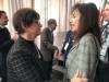 Belle Jarniewski (right), executive director of Winnipeg’s Jewish Heritage Centre of Western Canada, greets Deborah Lyons, the new Special Envoy for Holocaust Remembrance and Combating Antisemitism, following the announcement of her appointment in Ottawa. (John Longhurst / Winnipeg Free Press)