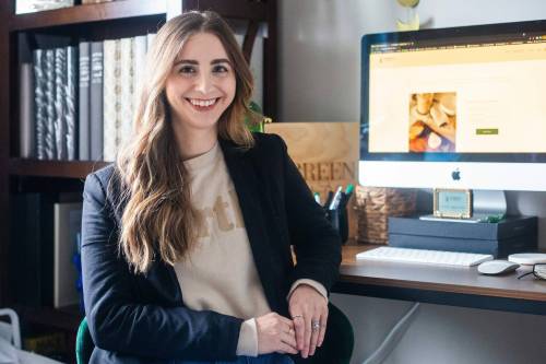 MIKAELA MACKENZIE / WINNIPEG FREE PRESS
                                Plant-based entrepreneur Chanelle Lagassé recently celebrated the first anniversary of Evergreen Nourish Co.