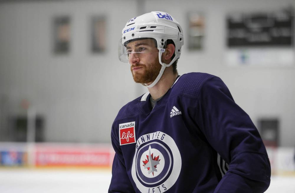 RUTH BONNEVILLE / WINNIPEG FREE PRESS FILES
Winnipeg Jets forward Gabe Vilardi may make his grand return to the ice Thursday night against the Edmonton Oilers after suffering a knee injury Oct. 17.