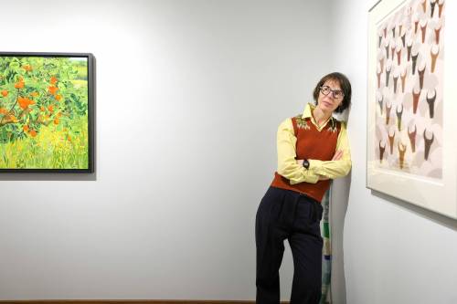 RUTH BONNEVILLE / WINNIPEG FREE PRESS
                                Planet Love curator Hannah Godfrey says the exhibition at the Buhler Gallery aims at encouraging people to engage in preserving our planet with hope and resolve.