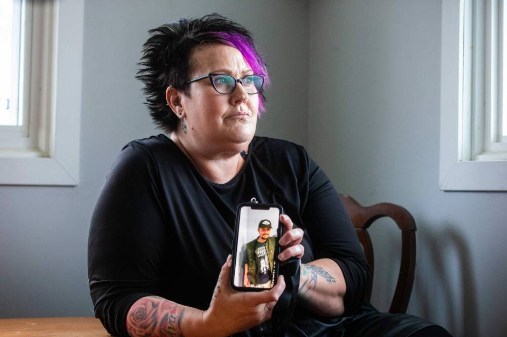 MIKAELA MACKENZIE / WINNIPEG FREE PRESS
Through her son, Tricia Grainger has seen how the lack of options can undo the detox achievements of people who want to get clean.