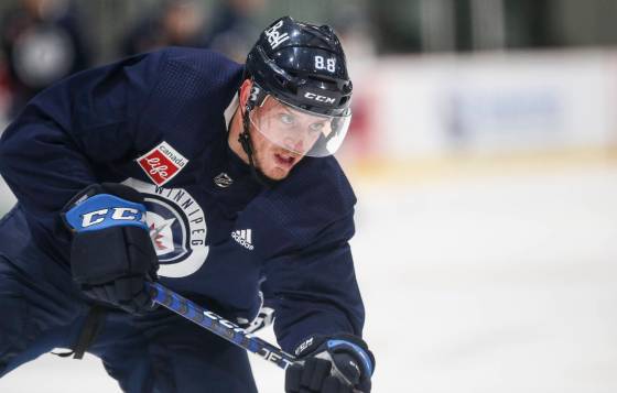 Nate Schmidt at training camp in September. (John Woods / The Canadian Press files)