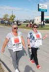 SVJETLANA MLINAREVIC / The Carillon
                                About 1,700 MPI employees across the province have been on strike since August 28.