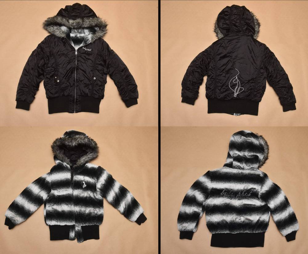 Police believe one of Skibicki’s alleged victims wore a reversible jacket similar to the one pictured. The jacket has the words “baby phat” and a cat-like logo on the front and back and has a fur-lined hood.