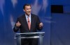 FILE - Rep. Tom Suozzi, D-N.Y., answers a question during a debate with New York Public Advocate Jumaane Williams and New York Gov. Kathy Hochul, as they face off during a New York governor primary debate at the studios of WNBC4-TV, Thursday June 16, 2022, in New York. Suozzi is launching a campaign, Tuesday, Oct. 10, 2023, to retake the New York congressional seat held by Rep. George Santos as the besieged Republican congressman faces criminal charges on money laundering and lying to Congress.(Craig Ruttle/Newsday via AP, Pool, File)