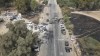 A 22-year-old Vancouver man has been confirmed killed at a music festival in southern Israel after Hamas militants launched an attack on Israel Saturday. This image from video provided by South First Responders shows charred and damaged cars along a desert road after an attack by Hamas militants at the Tribe of Nova Trance music festival near Kibbutz Re'im in southern Israel on Saturday, Oct. 7, 2023. THE CANADIAN PRESS/AP-HO, South First Responders, *MANDATORY CREDIT*