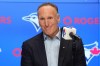 Toronto Blue Jays president Mark Shapiro holds a press conference in Toronto on Thursday, Oct.12, 2023. THE CANADIAN PRESS/Chris Young