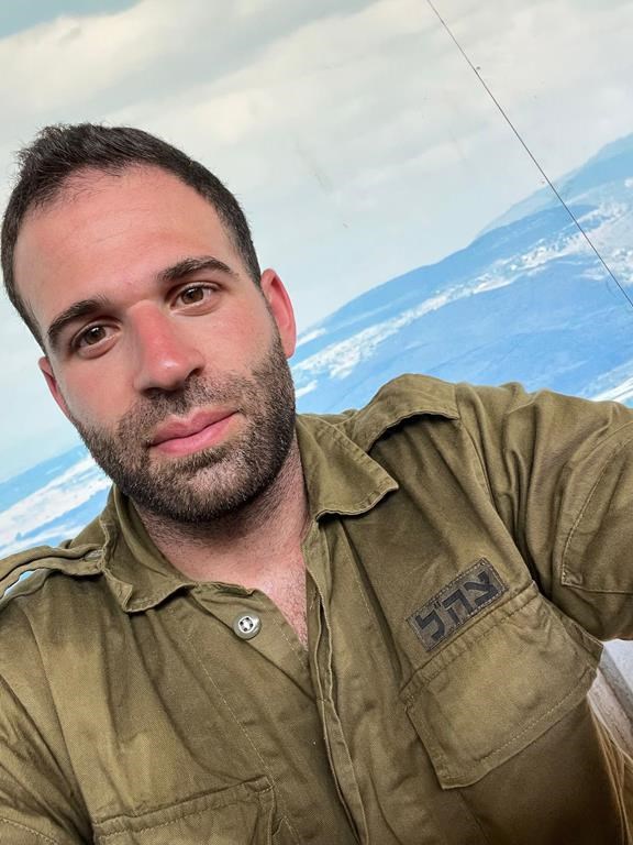 Noy Leyb, shown in this undated handout image, is an Israeli-Canadian member of the Israel Defense Forces reserve and has reported for duty in Israel. THE CANADIAN PRESS/HO-Noy Leyb
**MANDATORY CREDIT**