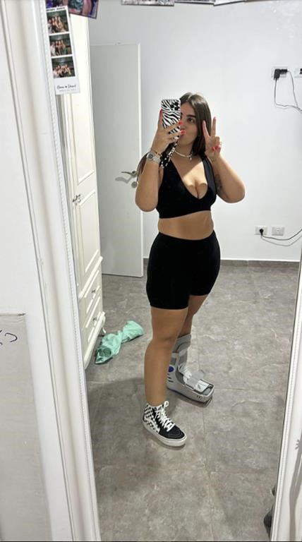 Karin Journo takes a selfie before she went to the Tribe of Nova music festival. Saturday’s attack on the open-air Tribe of Nova music festival is believed to be the worst civilian massacre in Israeli history, with at least 260 dead and a still undetermined number taken hostage. Dozens of Hamas militants who had blown through Israel’s heavily fortified separation fence and crossed into the country from Gaza opened fire on about 3,500 young Israelis who had come together for a joyous night of electronic music to celebrate the Jewish holiday of Sukkot. (Karin Journo via Meitav Journo via AP)
