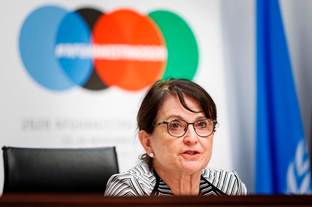 The Trudeau government has appointed former ambassador Deborah Lyons as the second person to serve as Canada's Special Envoy on Preserving Holocaust Remembrance and Combatting Antisemitism. Lyons, then-Special Representative of the Secretary General of the United Nations, attends a press conference, at the European headquarters of the UN in Geneva, Switzerland, Tuesday, Nov. 24, 2020. THE CANADIAN PRESS/AP-Keystone, Valentin Flauraud, *MANDATORY CREDIT*