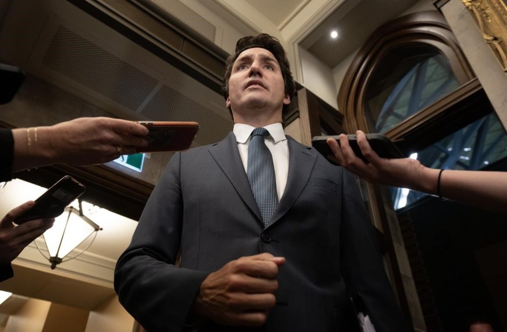 Prime Minister Justin Trudeau says the bombing of a hospital in Gaza is illegal, calling the situation