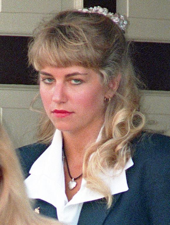 Karla Homolka is shown in St. Catharines, Ont. in a July 6, 1993 file photo. Registered sex offenders in Ontario would not be able to legally change their names if a bill that's before the legislature passes.THE CANADIAN PRESS/ Frank Gunn