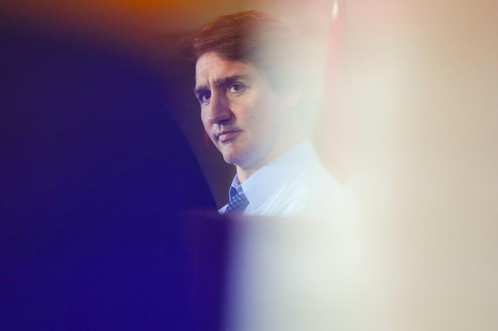 Prime Minister Justin Trudeau says Canada remains committed to a two-state solution for Israelis and Palestinians in the Middle East. Trudeau participates in a town hall discussion in Toronto, Thursday, Oct. 19, 2023. THE CANADIAN PRESS/Chris Young
