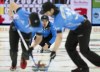 Team Quebec skip Félix Asselin watches a shot at the 2023 Tim Hortons Brier in London, Ontario on Thursday March 9, 2023. Canada advanced to the semifinals of the world mixed doubles curling championship with a 7-3 win over Australia on Friday. Asselin's team from suburban Montreal started swiftly with two points in the first, followed by steals of one and two in the following ends.THE CANADIAN PRESS/Frank Gunn