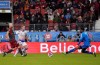 Toronto FC midfielder Michael Bradley (4) looks on as Orlando City forward Duncan McGuire (13) scores on Toronto keeper Sean Johnson (1) during second half MLS soccer action in Toronto on Saturday, Oct. 21, 2023. THE CANADIAN PRESS/Nathan Denette