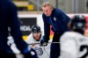 Winnipeg Jets head coach Rick Bowness talks to his team during day two of their NHL training camp in Winnipeg, Friday, September 22, 2023. THE CANADIAN PRESS/John Woods