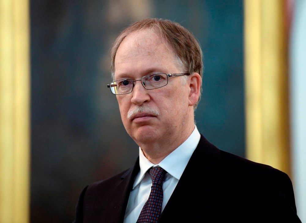 Ian Shugart attends a state dinner at Rideau Hall in Ottawa on Monday, April 1, 2019. The Speaker of the Senate announced today that Shugart, an Ontario senator, has died. THE CANADIAN PRESS/Justin Tang