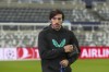 Newcastle's Sandro Tonali walks on the field prior the Champions League group F soccer match between Newcastle and Dortmund at St. James' Park, in Newcastle, England, Wednesday, Oct. 25, 2023. (AP Photo/Scott Heppell)