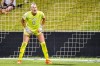 University of Miami goalkeeper Melissa Dagenais calls to her teammates in an undated handout photo. The 22-year-old from Saint-Hubert, Que., is currently in camp with the Canadian national team for the first time. THE CANADIAN PRESS/HO, Josh White, University of Miami Athletics *MANDATORY CREDIT*