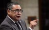 NDP MP Romeo Saganash stands during question period in the House of Commons on Parliament Hill in Ottawa on Tuesday, Sept. 25, 2018. THE CANADIAN PRESS/Sean Kilpatrick