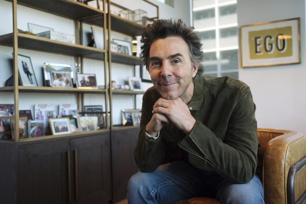 Producer-director Shawn Levy poses for a portrait in his office, Thursday, Oct. 12, 2023, in West Hollywood, Calif., to promote his limited-series